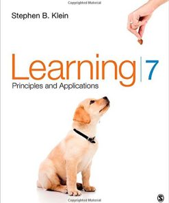 Learning Principles and Applications 7th Edition Stephen B. Klein