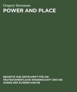 Power and Place Temple and Identity in the Book of Revelation Gregory Stevenson